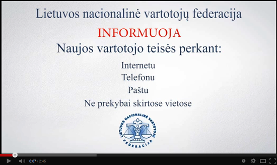Naujos vartotojo teisės